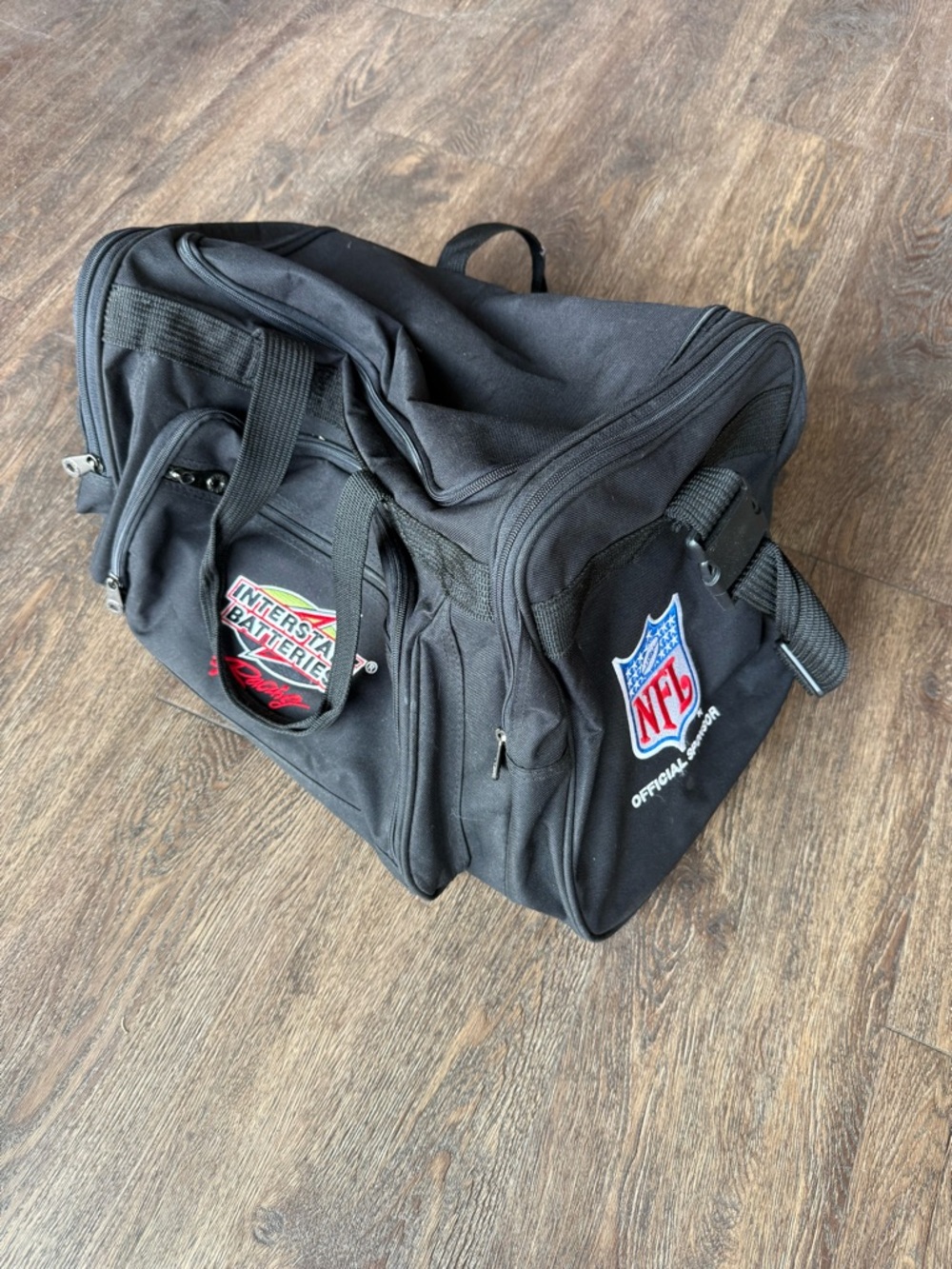 NFL Black NASCAR Duffle Bag